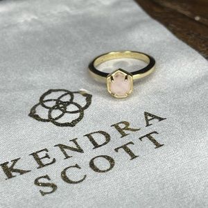 NWOT- Kendra Scott Calvin Ring in Rose Quartz